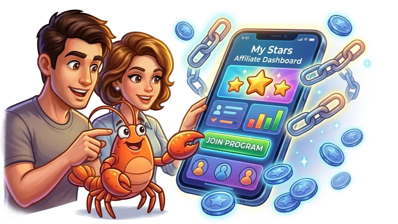Übersicht über das Telegram-Affiliate-Programm mit Empfehlungslinks und Stars-Provisionen
